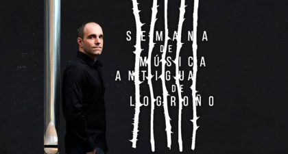 Juan de la Rubia, reconocido intérprete y organista titular de la Sagrada Familia, en la Semana de Música Antigua de Logroño