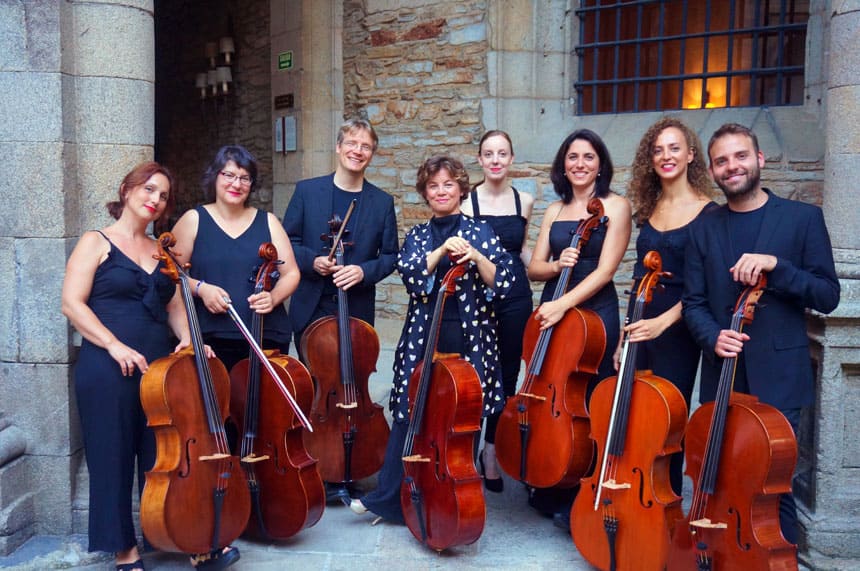 El grupo Soncello Ensemble presentará en concierto su reciente álbum «Cancións galegas»