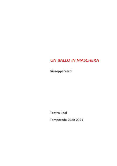 Fotografías del ensayo general de «Un ballo in maschera» del Teatro Real