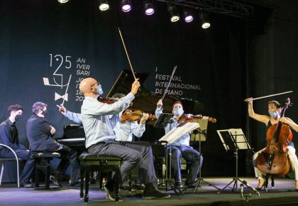 Javier Perianes y el Cuarteto Quiroga