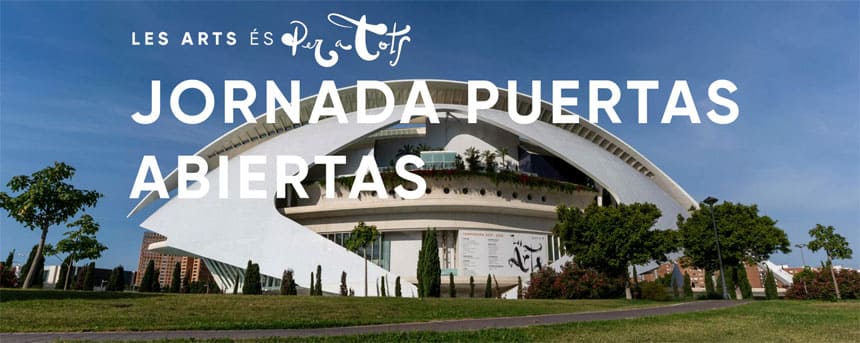 Fotografías de la jornada de puertas abiertas del 13 de septiembre de Les Arts