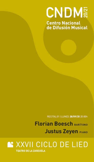 El barítono austríaco Florian Boesch inaugura el XXVII Ciclo de Lied en el Teatro de la Zarzuela El barítono austríaco Florian Boesch inaugura el XXVII Ciclo de Lied en el Teatro de la Zarzuela