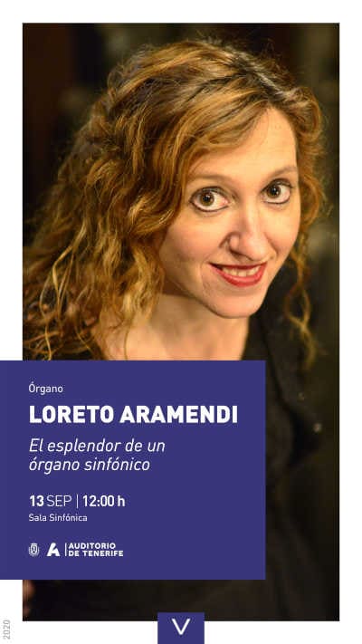 Loreto Aramendi dará vida al órgano del Auditorio de Tenerife, un instrumento del siglo XXI único en el mundo