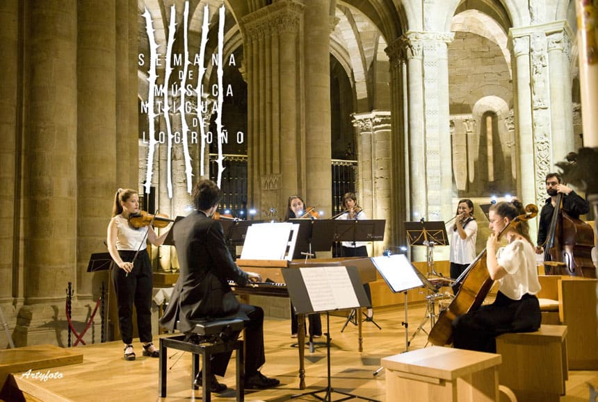 Rioja Filarmonía clausura la Semana de Música Antigua de Logroño con actividades en la calle