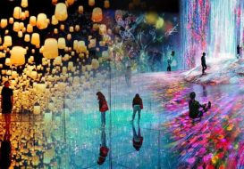 Un obra de teamLab