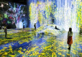 Un obra de teamLab