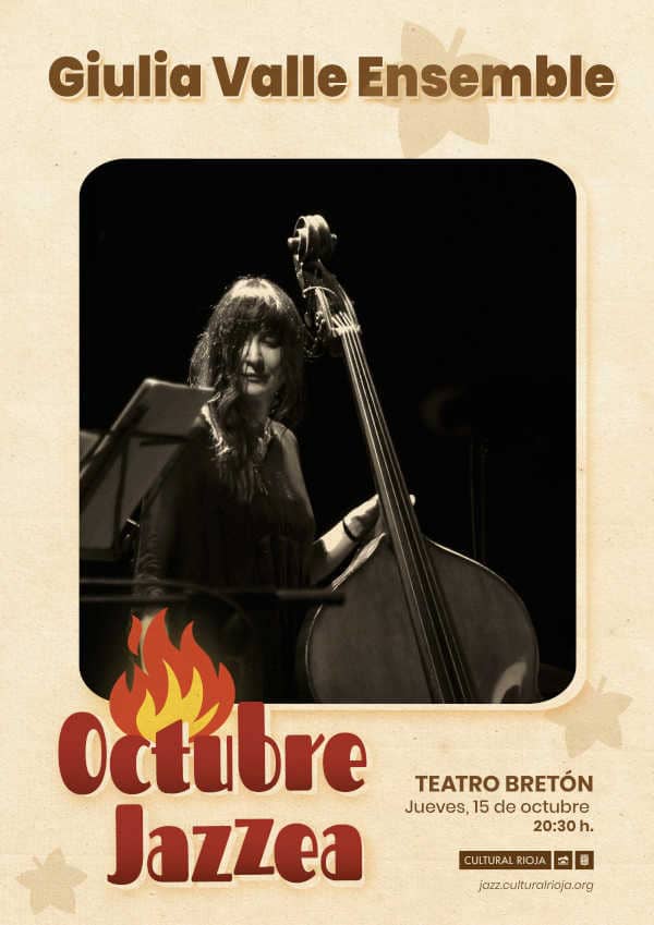 La contrabajista Giulia Valle presenta en Logroño su octavo disco dentro del Festival Octubre Jazzea