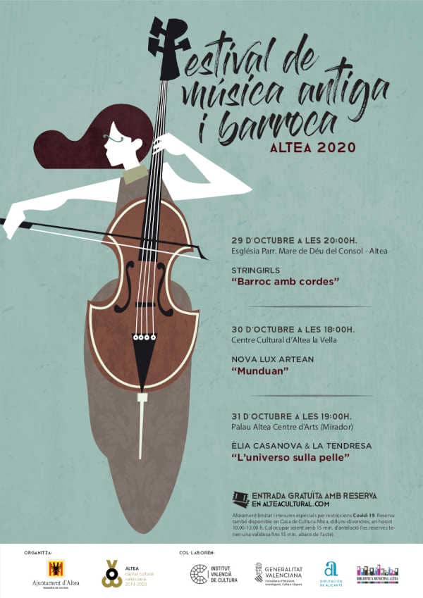 La soprano Èlia Casanova presenta en Altea su CD L’universo sulla pelle junto a La Tendresa
