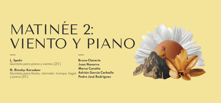 Viento y piano en la Matinée de Miramon de este sábado