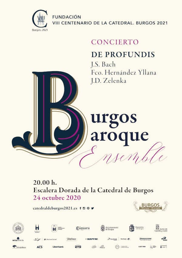 Burgos Baroque Ensemble lleva la música barroca a la Escalera Dorada de la Catedral de Burgos