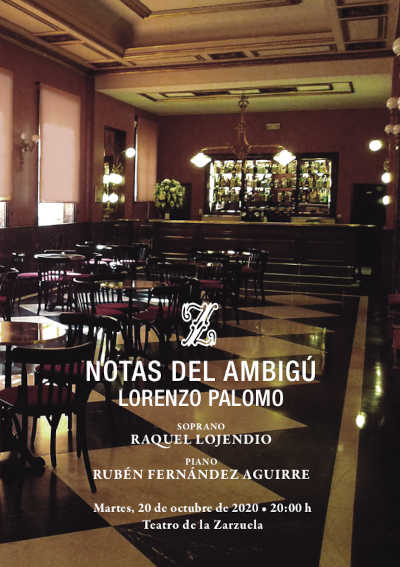 La soprano Raquel Lojendio y el pianista Rubén Fernández Aguirre abren el ciclo Notas del Ambigú