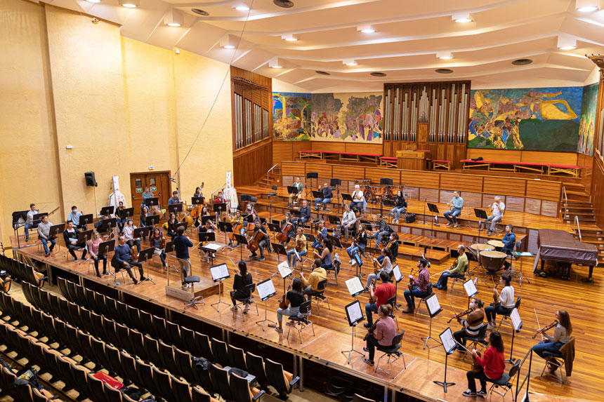 Euskadiko Orkestra y Musikene forman una orquesta única para un concierto extraordinario