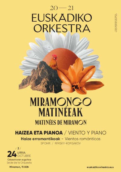 Viento y piano en la Matinée de Miramon de este sábado
