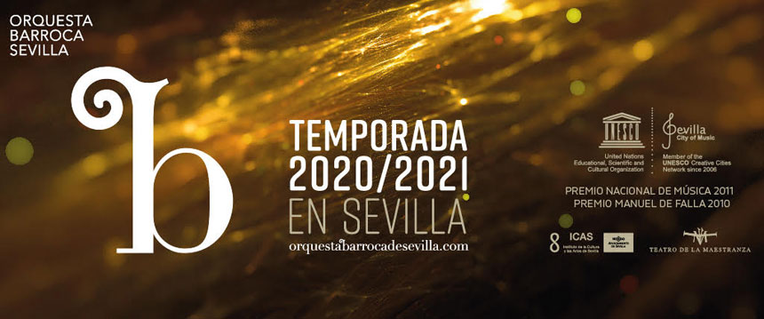 La Orquesta Barroca de Sevilla presenta su Temporada de Conciertos en Sevilla 2020 / 2021