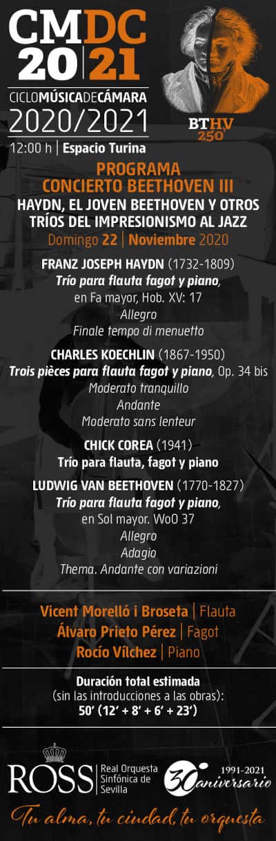 La Real Orquesta Sinfónica de Sevilla celebra su tercer concierto del Ciclo de Otoño