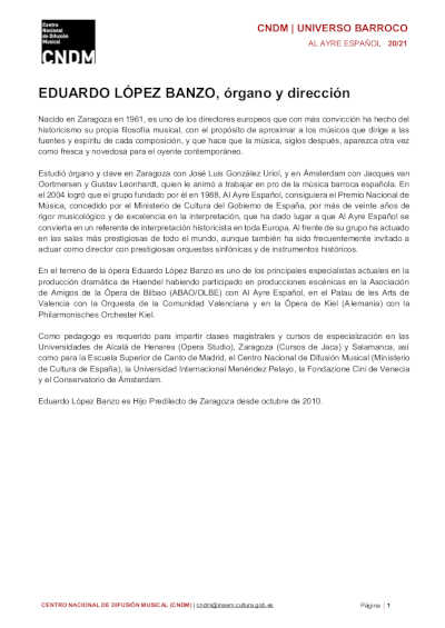 Vozes del ayre con Al Ayre Español en el Auditorio Nacional de Cámara