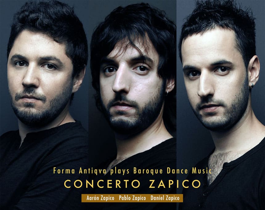 La música barroca de «Concerto Zapico» en el XIV Ciclo de Música de Cámara del Museo Picasso de Málaga
