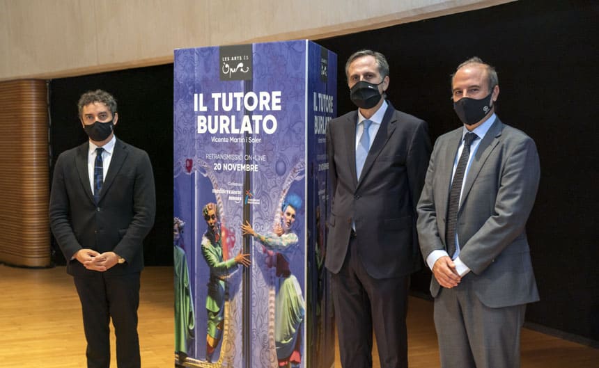 Les Arts ofrecerá en streaming ‘Il tutore burlato’ de Martin i Soler con la colaboración de Turisme