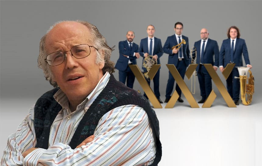 Concierto extraordinario de José Luis Temes, obras de Marqués, Brotons y Lanchares, junto a Spanish Brass
