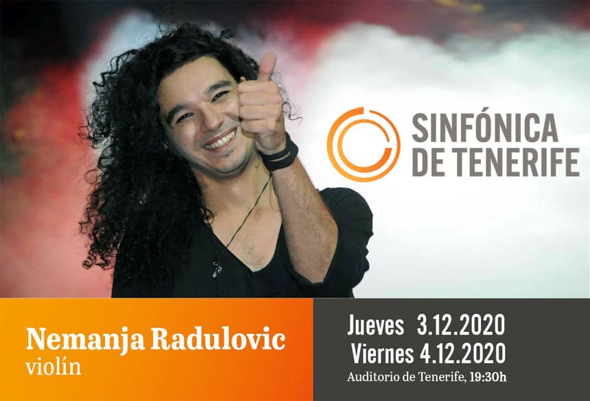 El maestro Víctor Pablo Pérez dirige la Sinfónica de Tenerife con el violinista Nemanja Radulovic
