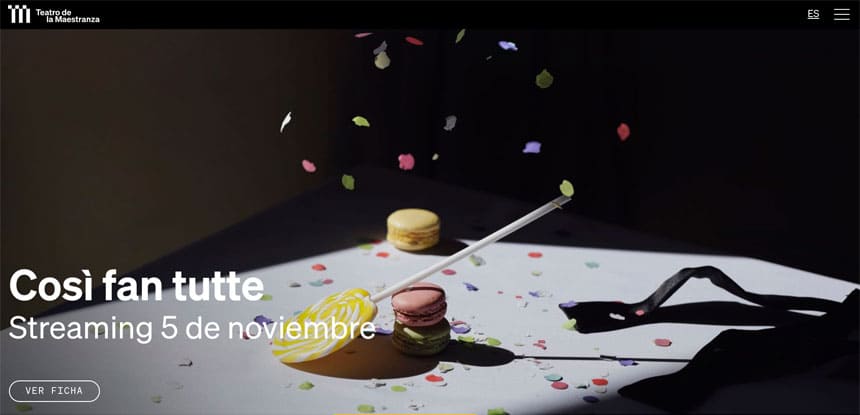 El Teatro de la Maestranza estrena nueva página web