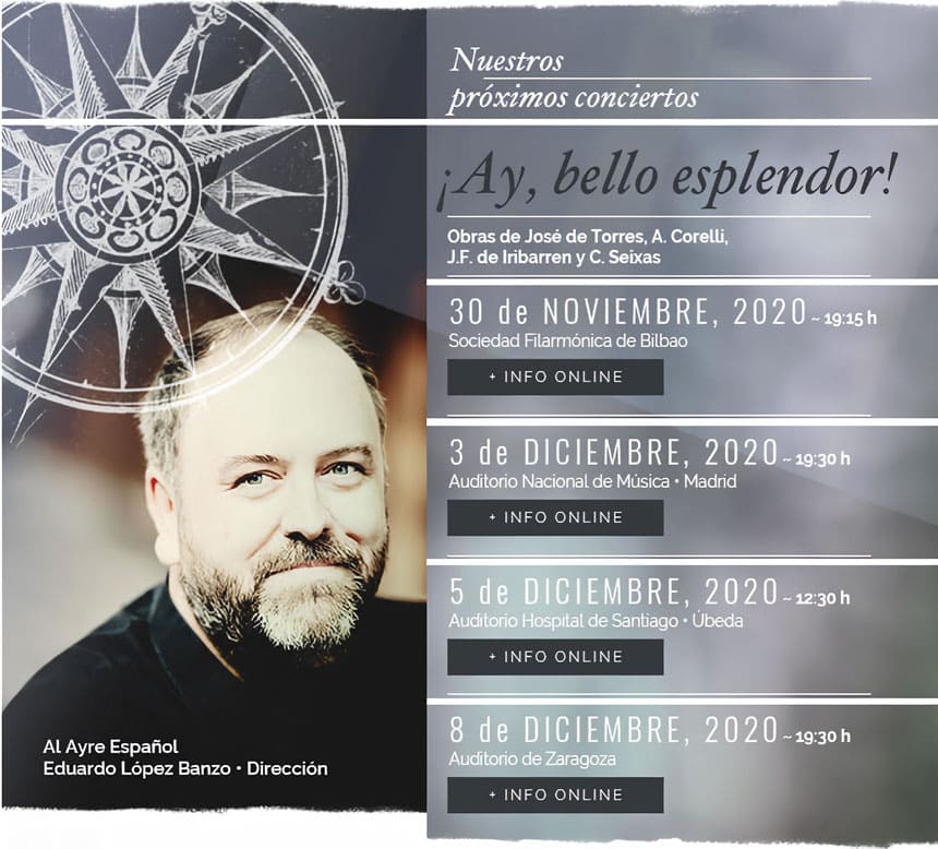 Al Ayre Español rescata grandes villancicos y cantatas inéditos desde el siglo XVIII