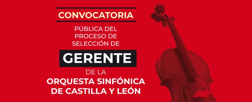 Recibidas 19 solicitudes en el concurso público para la plaza de gerente de la OSCyL