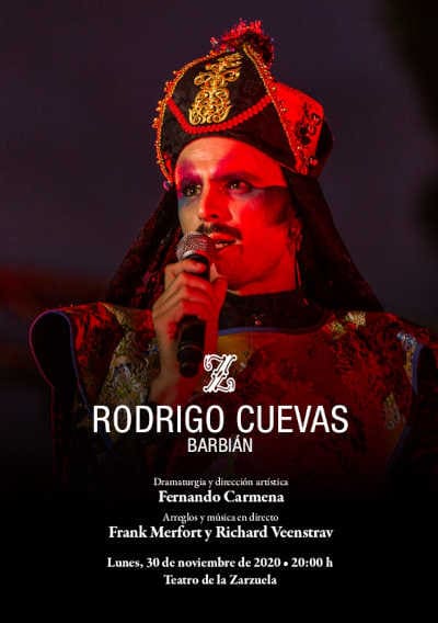 Rodrigo Cuevas presenta su espectáculo «Barbián» en el Teatro de la Zarzuela