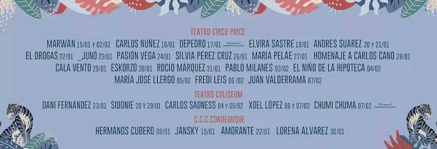 Inverfest presenta 21 conciertos en el Teatro Circo Price en su séptima edición