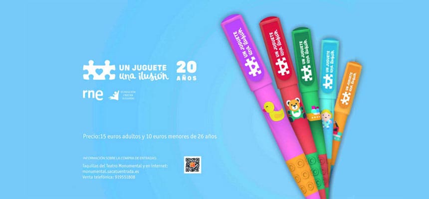 La Orquesta Sinfónica RTVE ofrece el XIV Concierto Solidario ‘Un juguete, Una ilusión’ en el Teatro Monumental