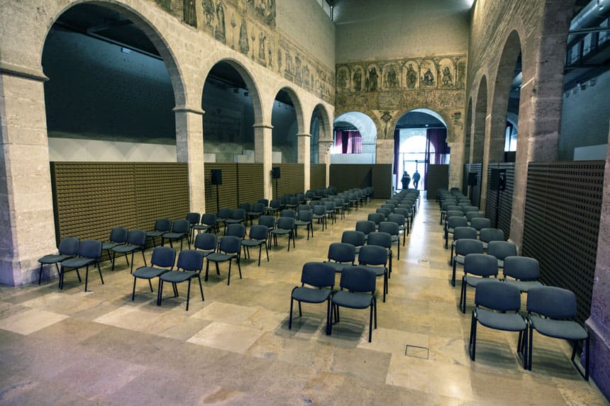 El Palau de la Música invierte 18.017€ para mejorar la acústica del Almudín
