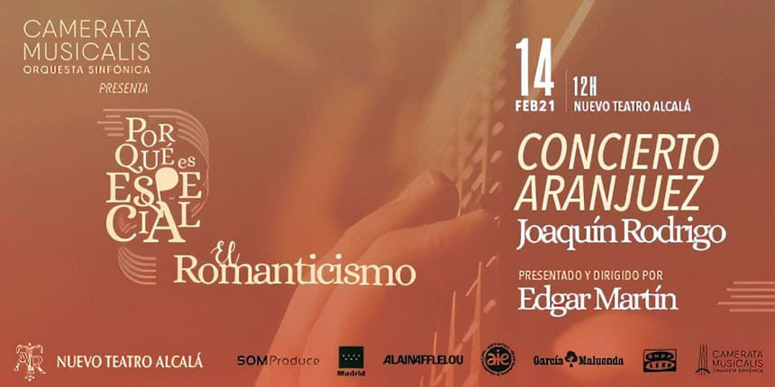 Camerata Musicalis propone celebrar San Valentín con el ‘Concierto de Aranjuez’ de Joaquín Rodrigo