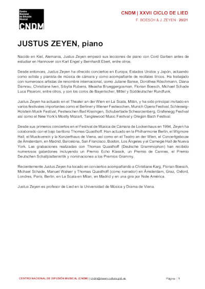 Florian Boesch afronta el eterno Winterreise de Schubert en su segundo recital en el Ciclo de Lied del CNDM