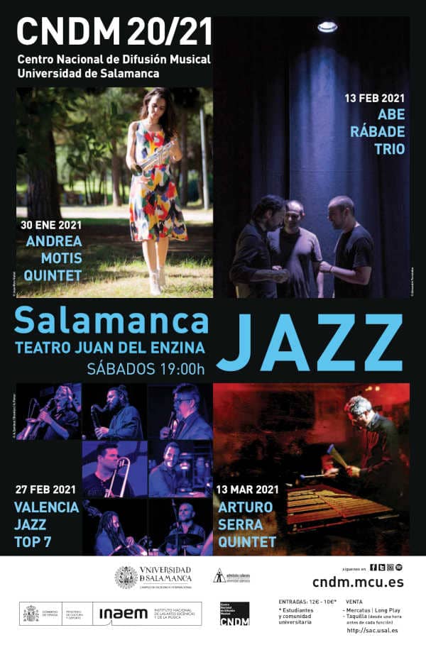 El CNDM y la Universidad de Salamanca impulsan la segunda edición de Salamanca Jazz
