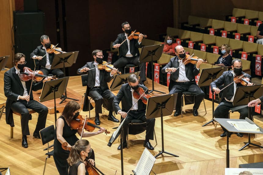 El Ensemble de Cuerda de la Orquesta Filarmónica de Gran Canaria actúa en el Auditorio Alfredo Kraus El Ensemble de Cuerda de la Orquesta Filarmónica de Gran Canaria actúa en el Auditorio Alfredo Kraus