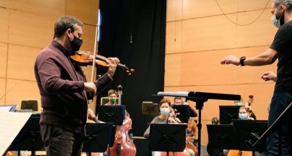 La OSG ofrece su primer concierto de 2021 acompañando a Frank Peter Zimmermann, uno de los mejores violinistas del mundo