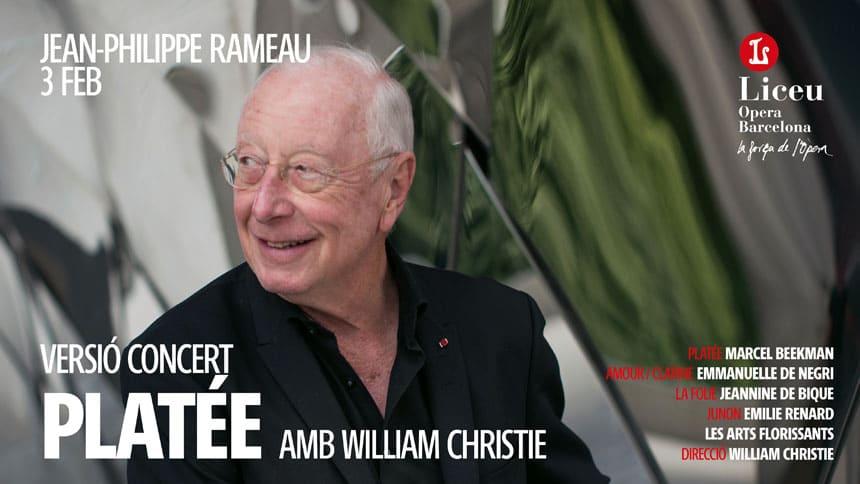 «Plateé», la primera ópera de Jean-Philippe Rameau, en el Gran Teatre del Liceu en versión concierto «Plateé», la primera ópera de Jean-Philippe Rameau, en el Gran Teatre del Liceu en versión concierto