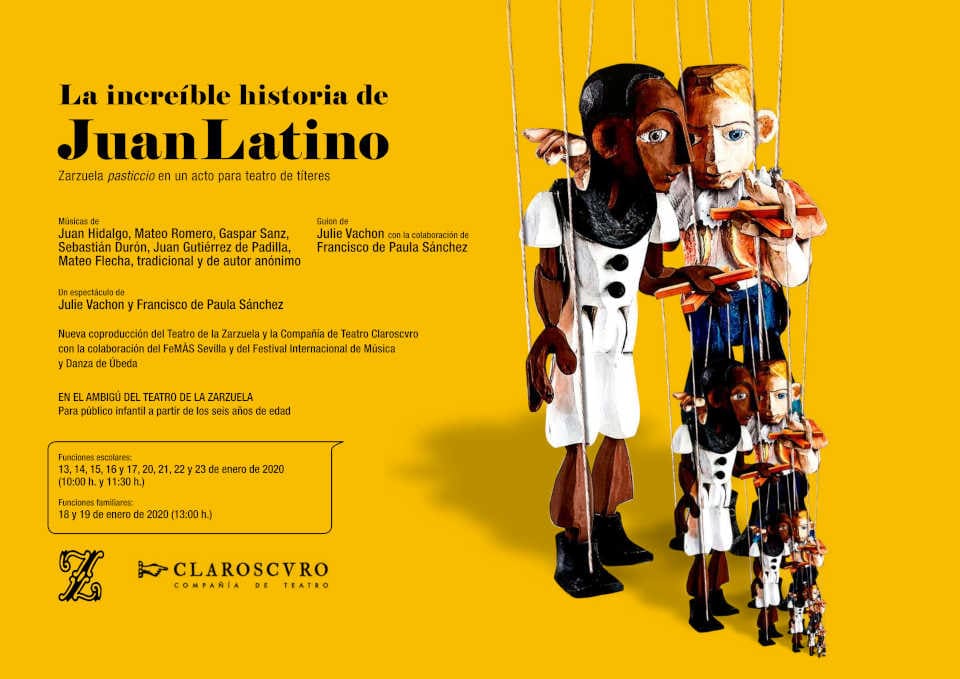 El Teatro de la Zarzuela repone «La increíble historia de Juan Latino»