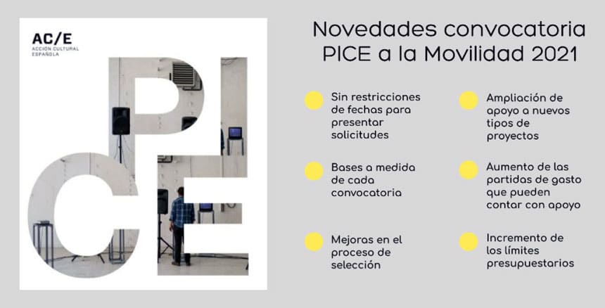 Acción Cultural Española abre la convocatoria PICE Movilidad con novedades y mejoras
