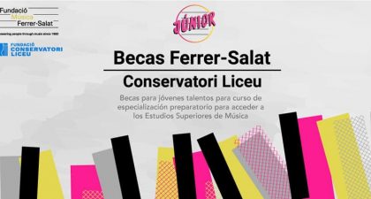 La Fundación de Música Ferrer-Salat y la Fundación Conservatori Liceu impulsan una nueva iniciativa: LICEU JÚNIOR