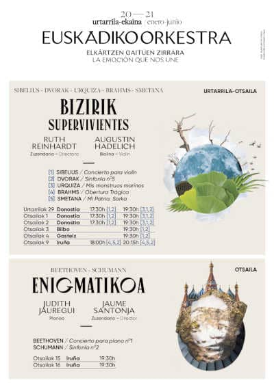 Euskadiko Orkestra sigue adelante a pesar de las adversidades