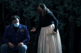 Norma (Yolanda Auyanet) y Pollione (Michael Spyres)