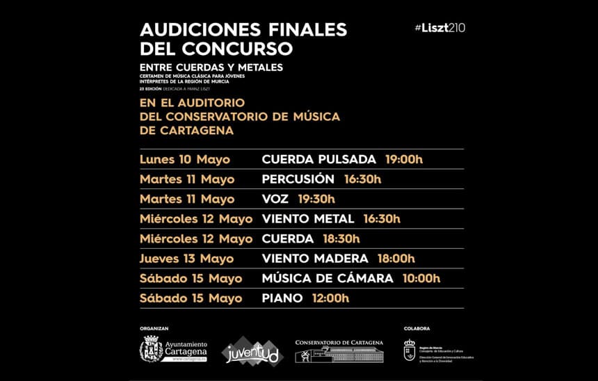 La fase eliminatoria del concurso Entre Cuerdas y Metales será virtual