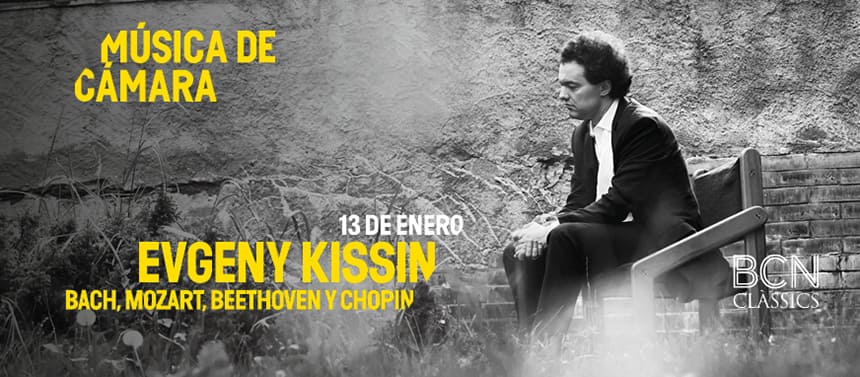 Evgeny Kissin regresa a BCN Clàssics con obras de Bach, Mozart, Beethoven y Chopin