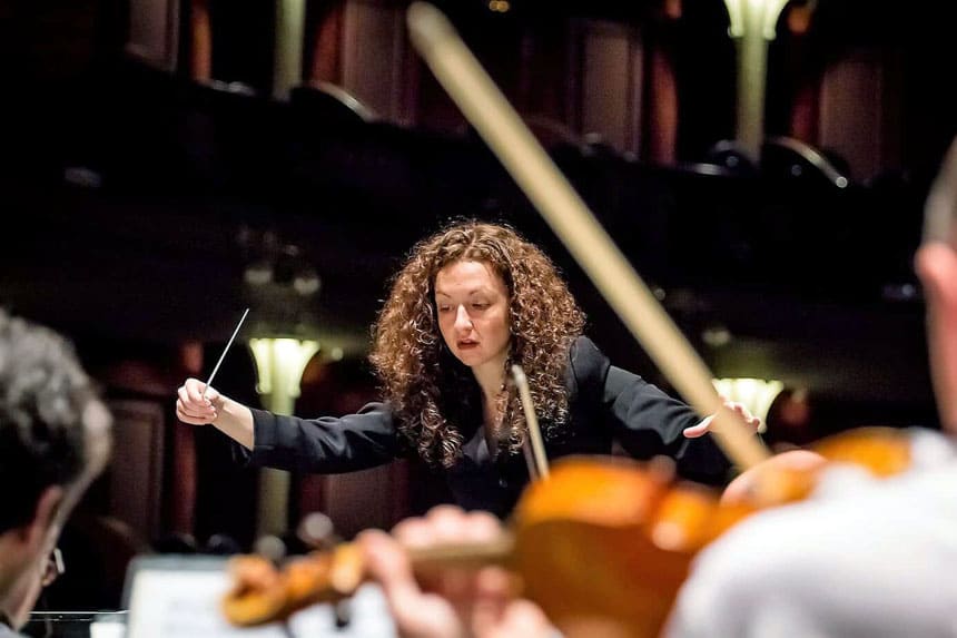 Concierto de la Orquesta de València, Lucía Marín y Xelo Giner con motivo del Día de las Mujeres