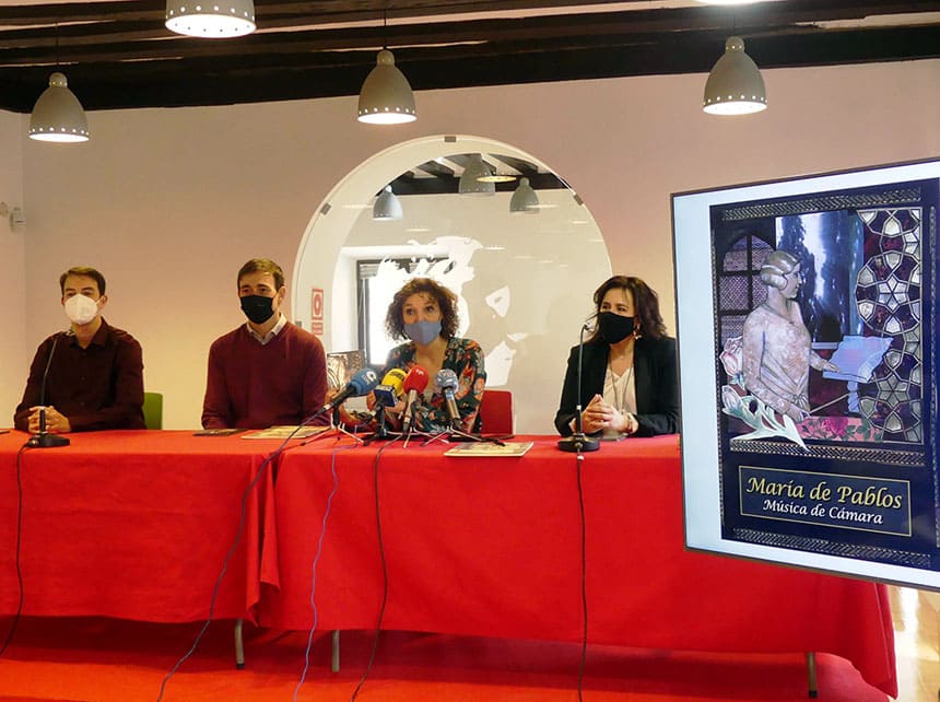 La Fundación Don Juan de Borbón presenta el disco con la música de cámara de María de Pablos