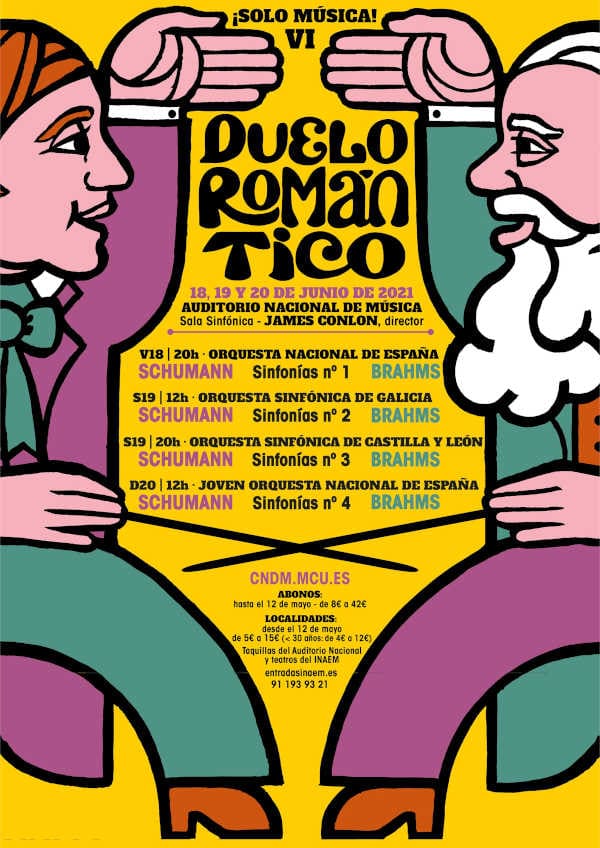 VI edición de ¡SOLO MÚSICA! El maestro James Conlon dirige a cuatro orquestas sinfónicas españolas