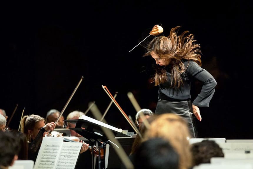 La Orquesta Sinfónica de Castilla y León en el 30 Otoño Musical Soriano, dirigida por Joana Carneiro