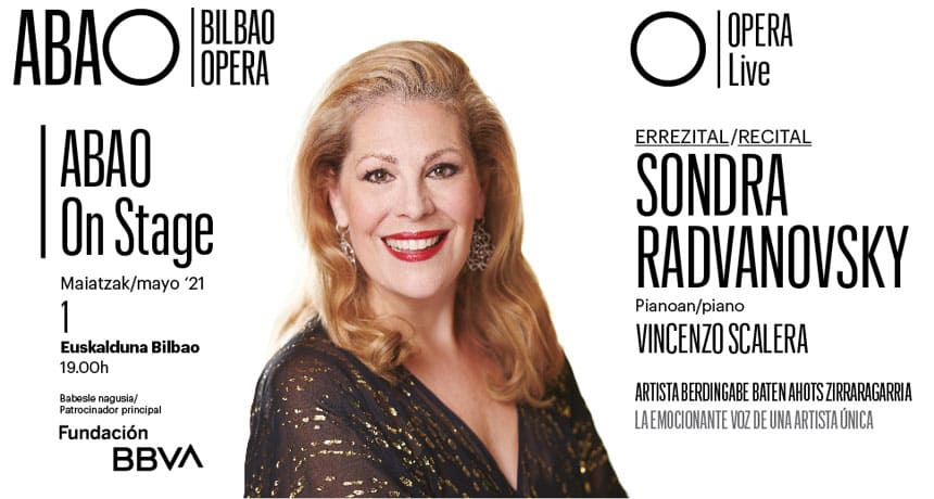 La poderosa soprano Sondra Radvanovsky protagoniza un nuevo recital en ABAO on Stage La poderosa soprano Sondra Radvanovsky protagoniza un nuevo recital en ABAO on Stage