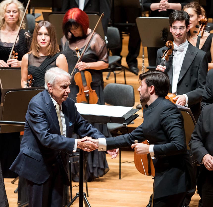 La Orquesta Sinfónica de Castilla y León rinde homenaje al compositor y director Cristóbal Halffter, fallecido recientemente